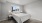 a bed in a room